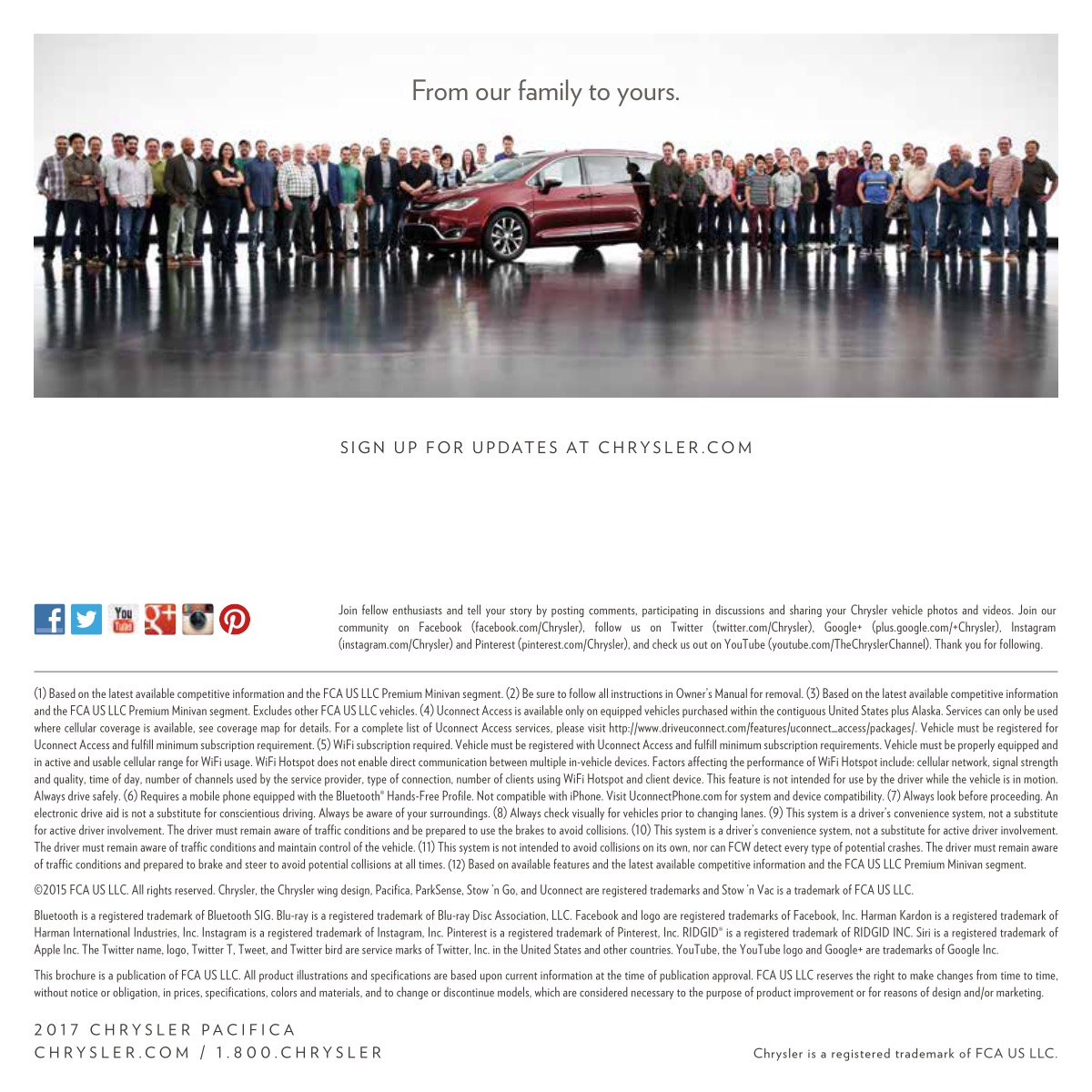 2017 Chrysler Pacifica Brochure Page 6